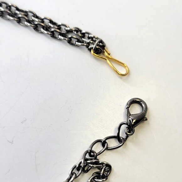 Black Choker Necklace Black  Bead Necklace - Picture 4 of 9